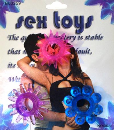 3lü Silikon Penis Yüzügü Her Penise Uyumlu Esnek yapıda Colour Ring