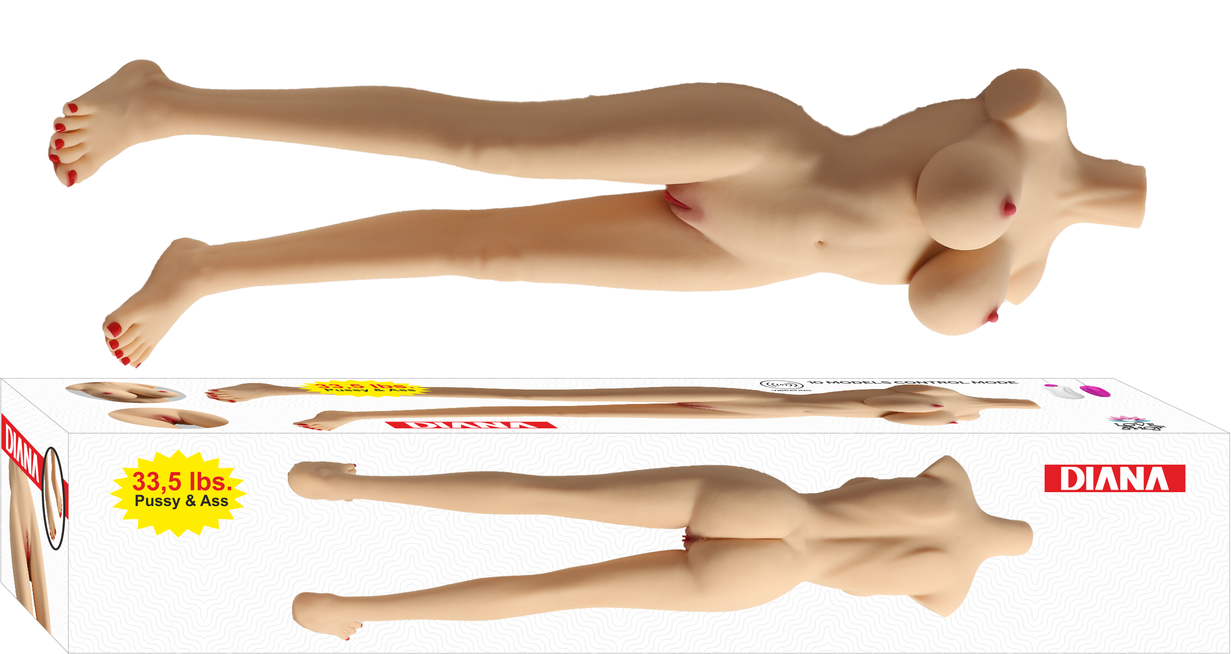 DİANA MASTÜRBATÖR USB ŞARJ-SESLİ TİTREŞİM