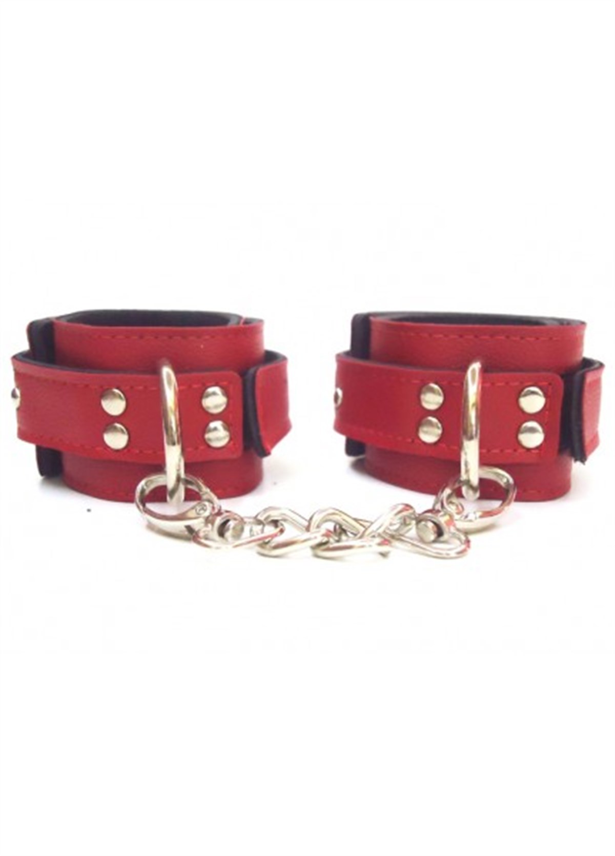 Deri  Ayak Kelepçesi KIRMIZI