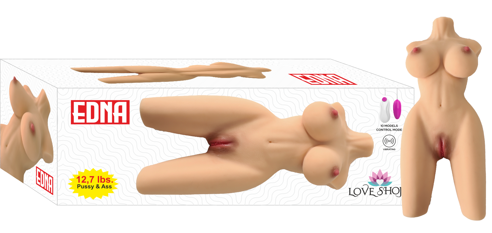 EDNA MASTÜRBATÖR 6 KG  USB ŞARJ-SESLİ TİTREŞİM