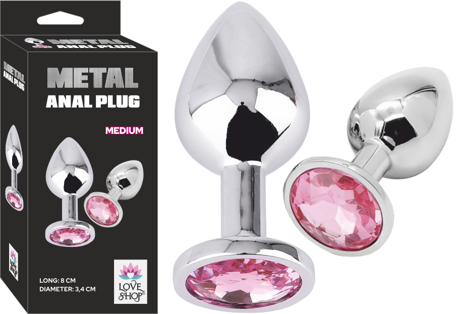 METAL ANAL PLUG -MEDİUM